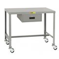 Little Giant Mobile Steel Machine Tables, 24" x 36" Top, 500 lbs. Capacity, Drawer MT1243636ED3R